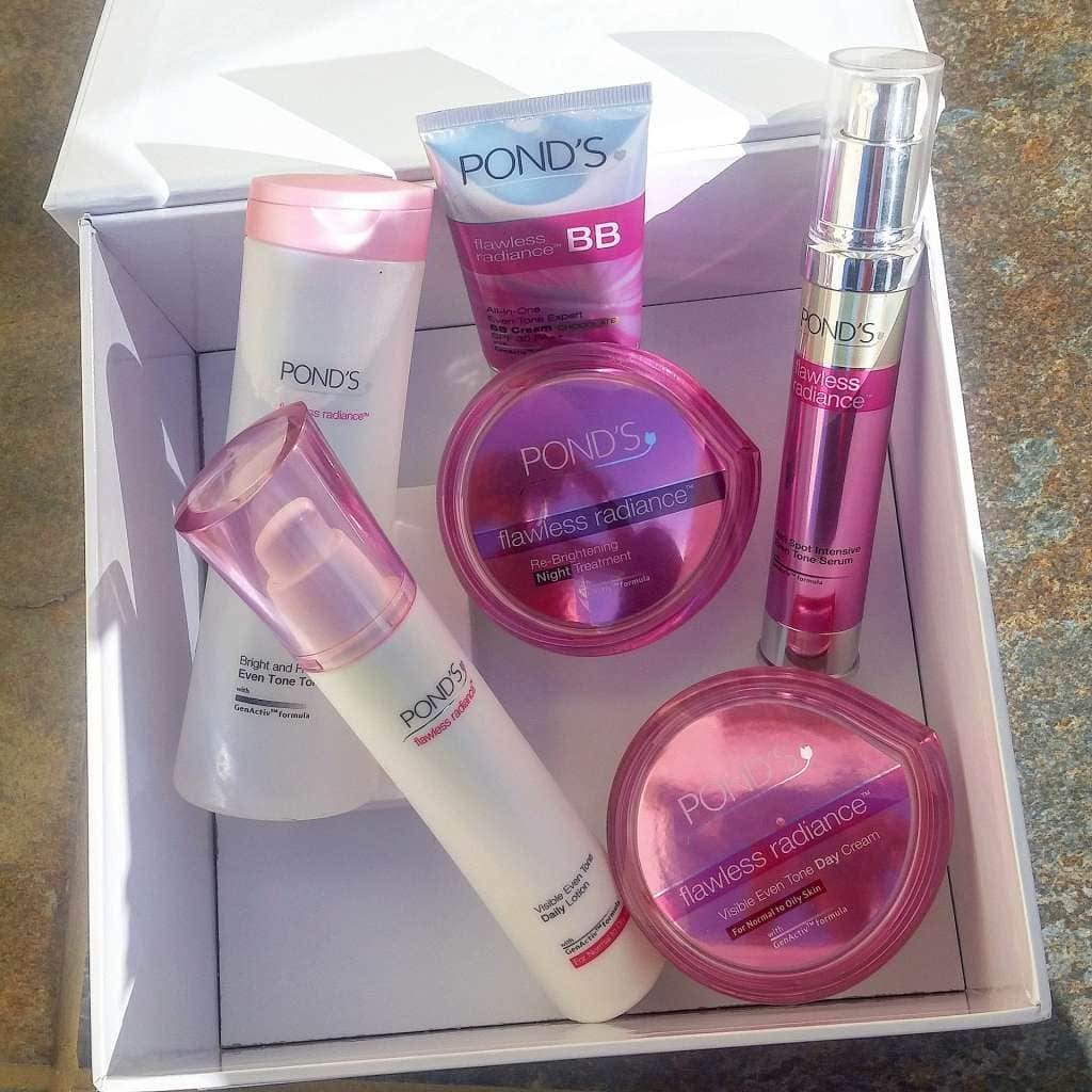Putting PONDS Flawless Radiance Range to the test