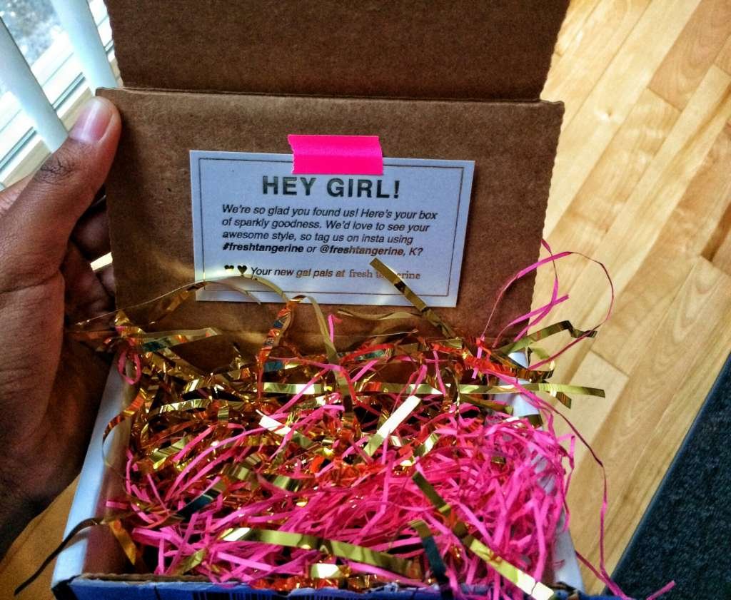 Unboxing my Fresh Tangerine Jewellery